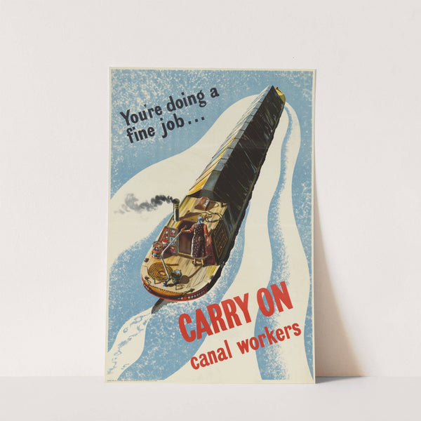 You're Doing a Fine Job…Carry on Canal Workers by Anonymous