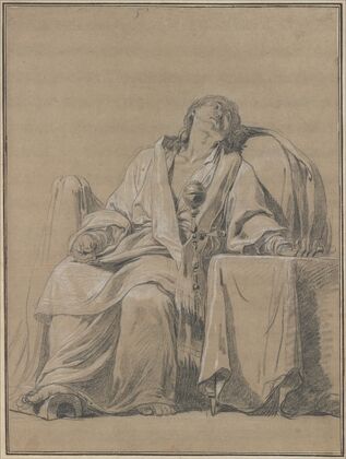 Youth Sleeping in a Chair