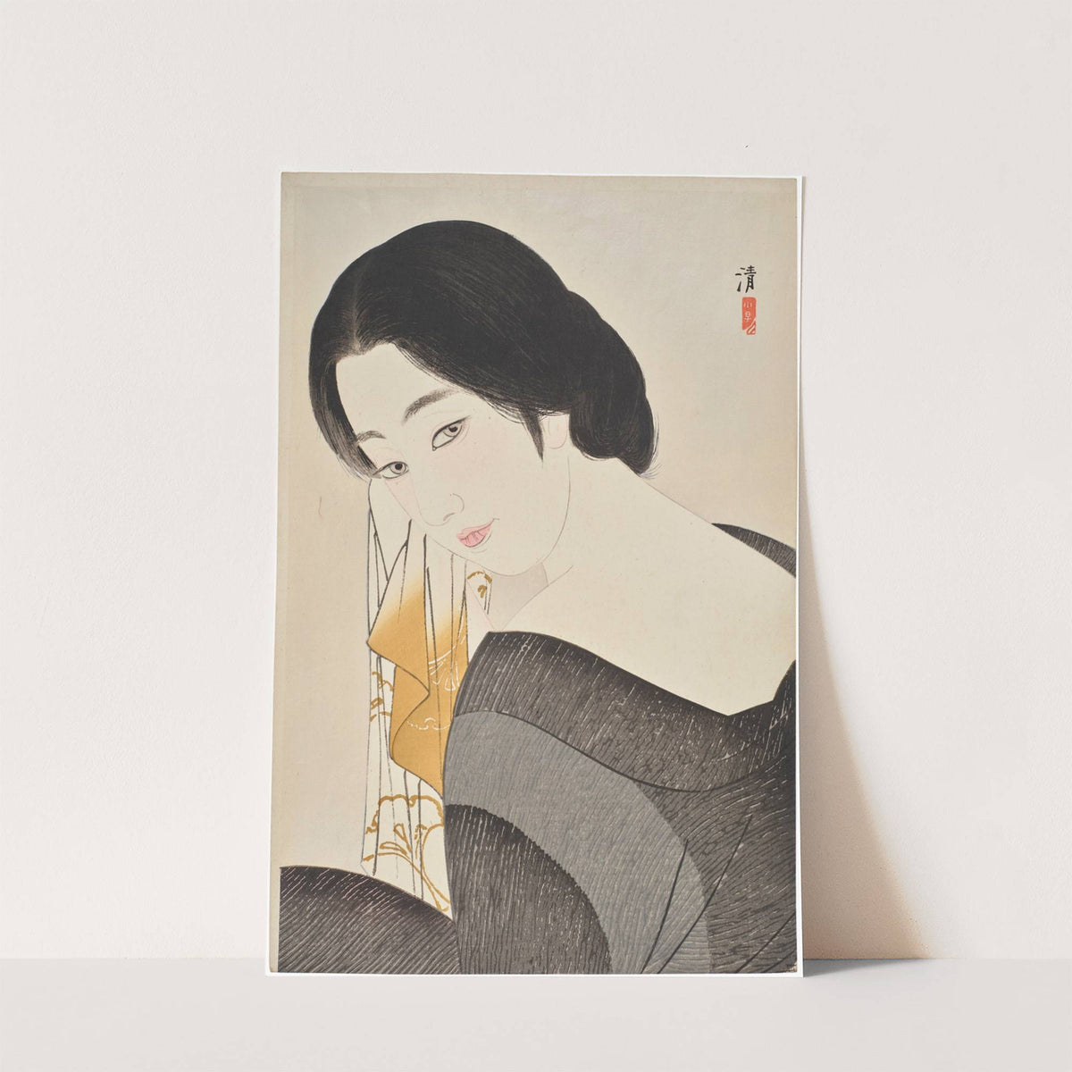 Yuagari (After bath) (1933) by Kobayakawa Kiyoshi