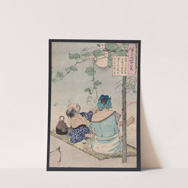 Yūgao dana nōryō zu by Tsukioka Yoshitoshi