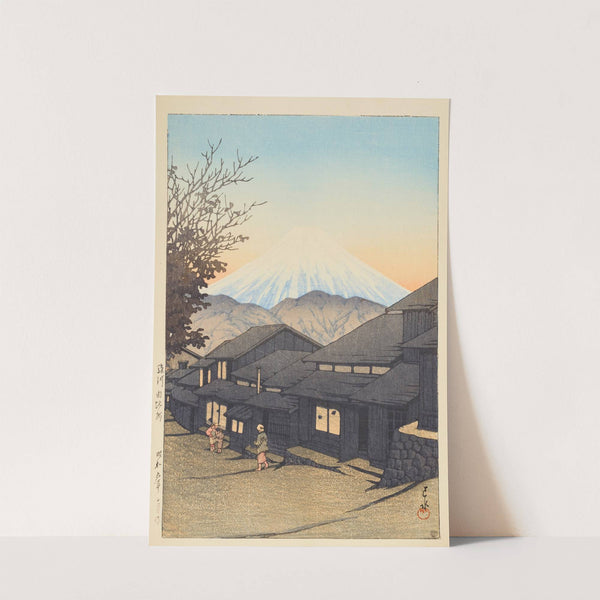 Yui in Suruga Province (Suruga Yuicho) (1931) by Kawase Hasui