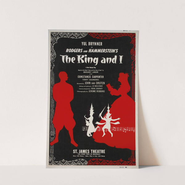 Yul Brynner in Rodgers and Hammerstein's The king and I... by Anonymous
