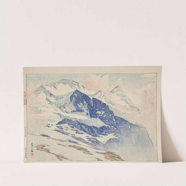 Yungufurau-yama (Jungfrau) (1925) by Yoshida Hiroshi