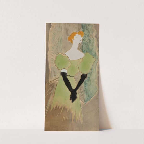 Yvette Guilbert by Henri de Toulouse-Lautrec