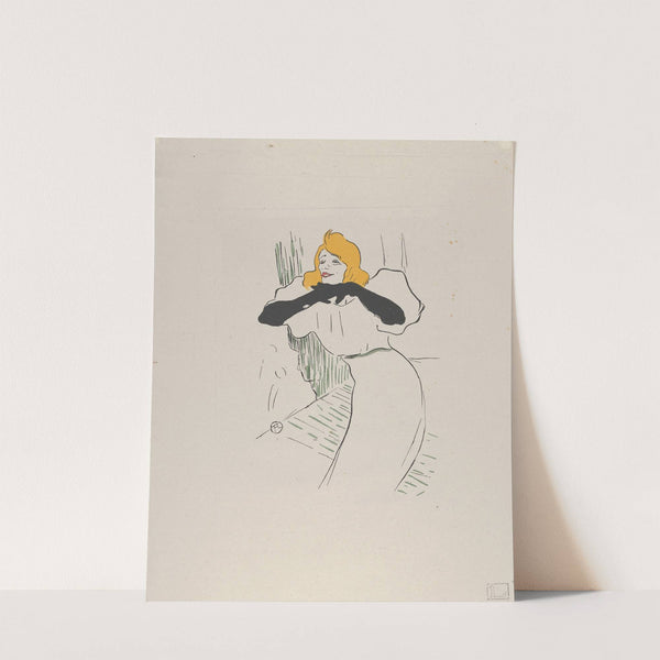 Yvette Guilbert (1894) by After Henri de Toulouse-Lautrec