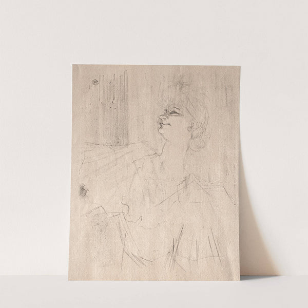 Yvette Guilbert: à Ménilmontant, de Bruant by Henri de Toulouse-Lautrec