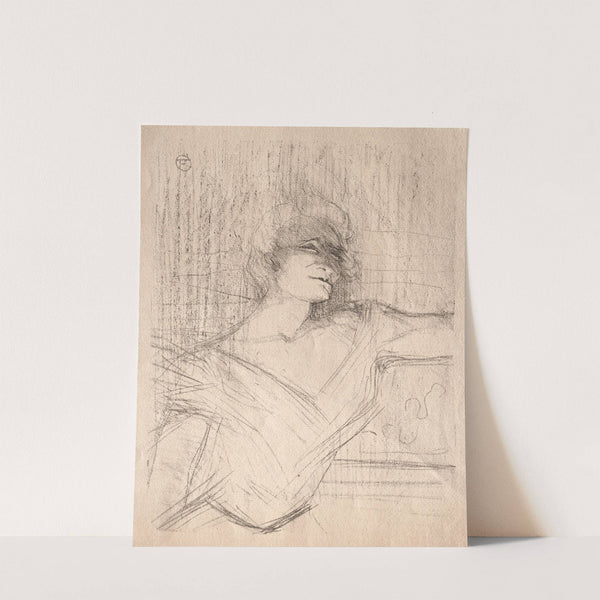 Yvette Guilbert: Dans la glu by Henri de Toulouse-Lautrec