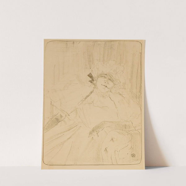 Yvette Guilbert pl 9 by Henri de Toulouse-Lautrec