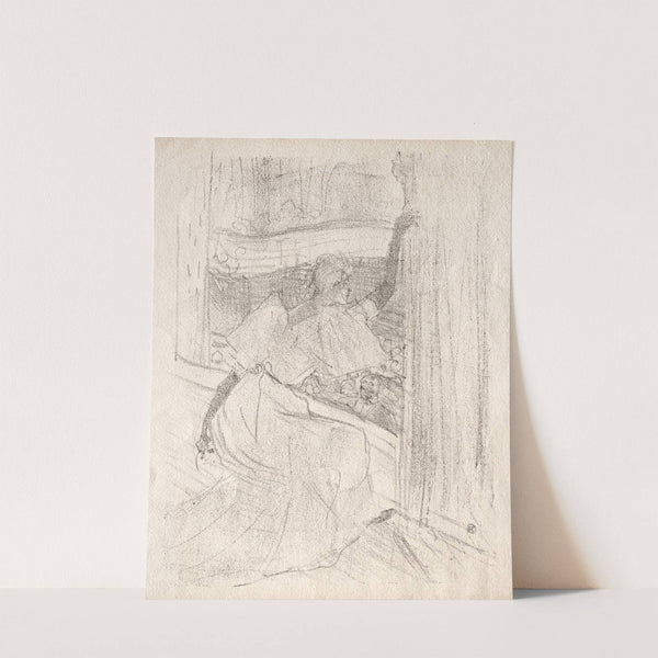 Yvette Guilbert: Saluant le public by Henri de Toulouse-Lautrec