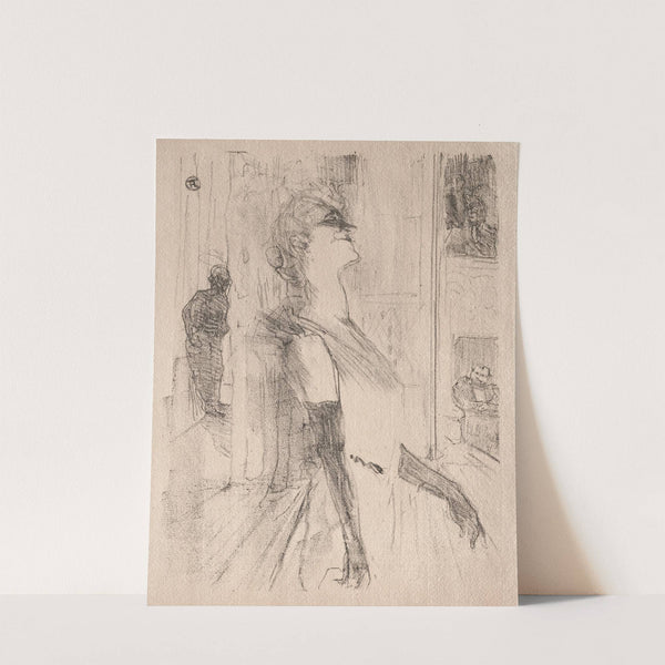 Yvette Guilbert: Sur la scène by Henri de Toulouse-Lautrec