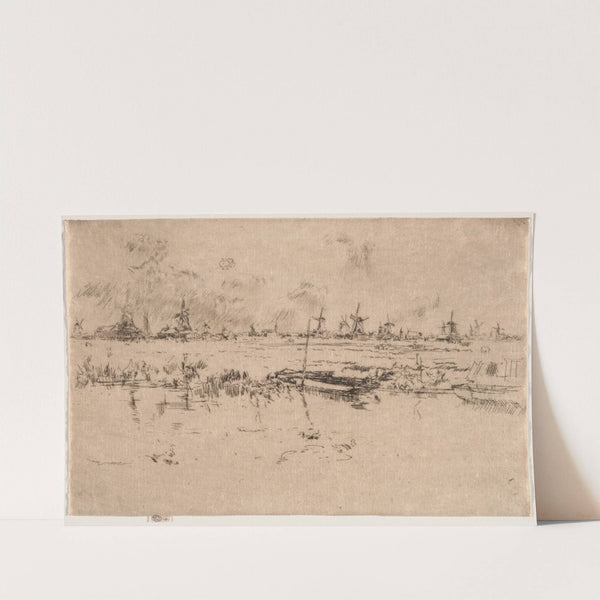 Zaandam (1889) by James Abbott McNeill Whistler
