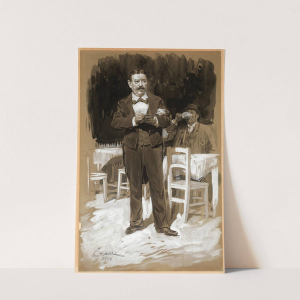 Zahlkellner in einem Praterwirtshaus (1902) by Wilhelm Gause