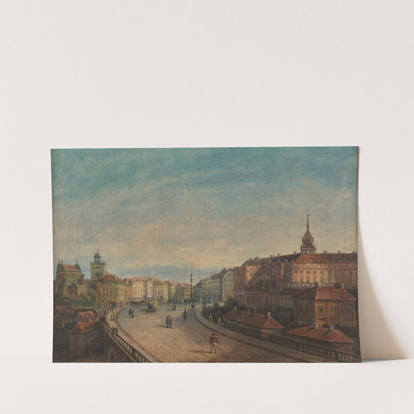 Zamek od strony wiaduktu Pancera (1853) by Jan Seydlitz
