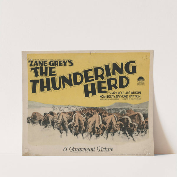 Zane Grey's The Thundering Herd by Anonymous