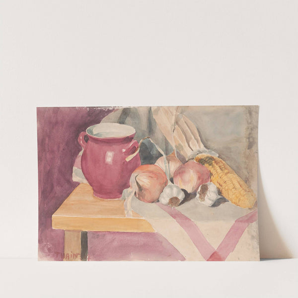 Zátišie s cibuľou by Ján Thain