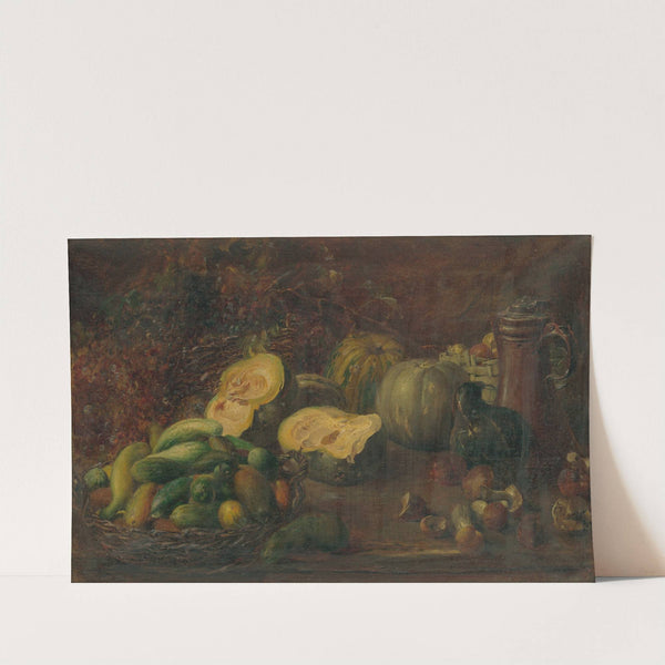 Zátišie s ovocím a zeleninou (1890) by Ferdinand Wagner Jnr.