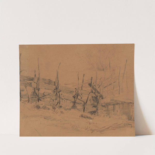 Zaunstudie (1900) by Tina Blau