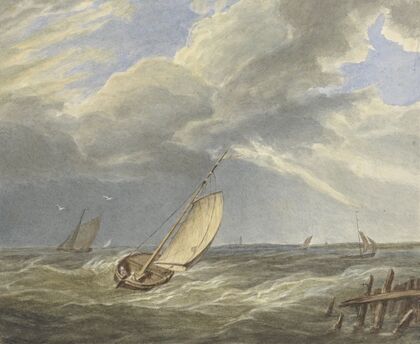 Zeegezicht, after Johannes Christiaan Schotel
