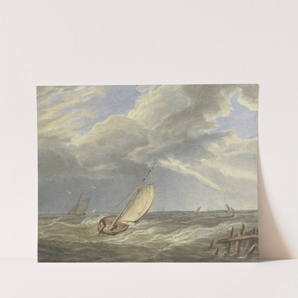 Zeegezicht, after Johannes Christiaan Schotel by Matthijs Maris