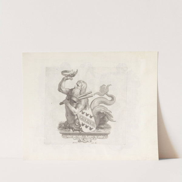 Zeemeerman met het wapen van Barbarigo (1673-1743) by Robert van Audenaerde