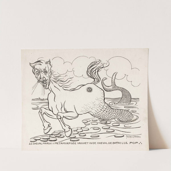 Zeepaard en oorlogspaard by Patricq Kroon