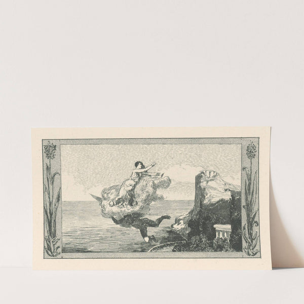 Zefýr unáša Psyché (1881) by Max Klinger