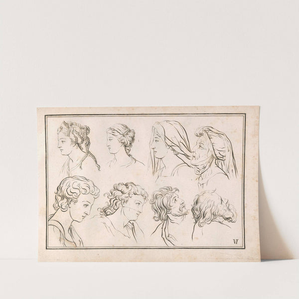 Zeichenbuch für Künstler und Liebhaber der freyen Handzeichnung Pl.07 (1781) by Johann Quirin Jahn