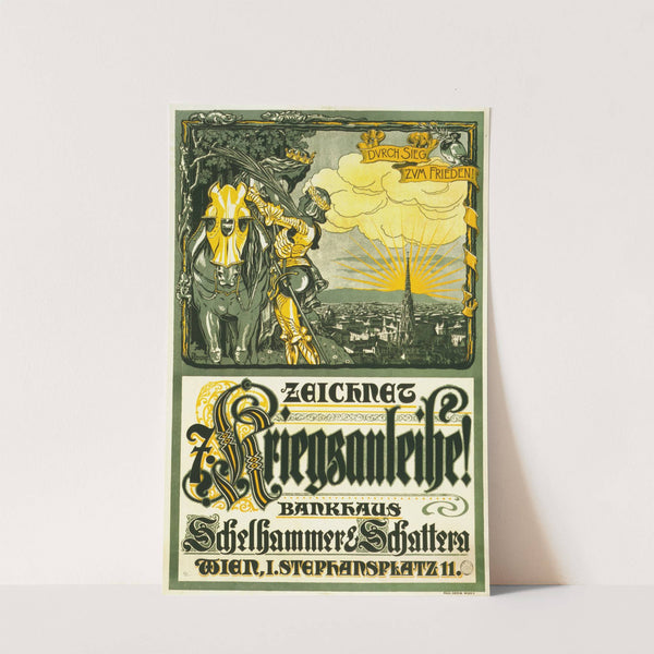 Zeichnet Kriegsanleihe! by Anton Emanuel Peschka