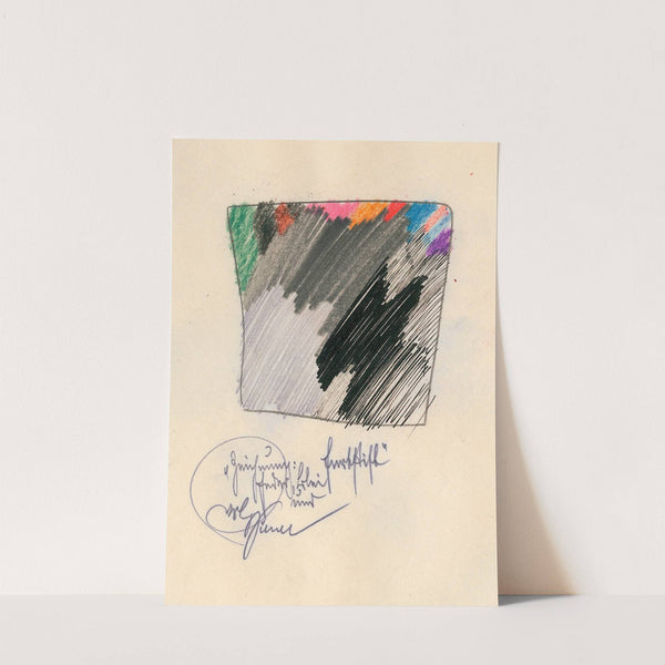 Zeichnung; Feder, Blei und Farbstift by Karl Wiener