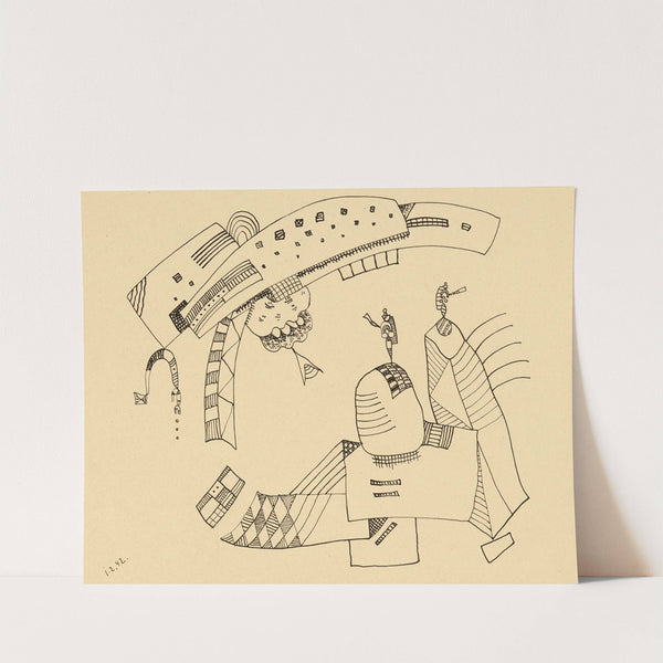 Zeichnung zu ‘Accent rond’ (1942) by Wassily Kandinsky