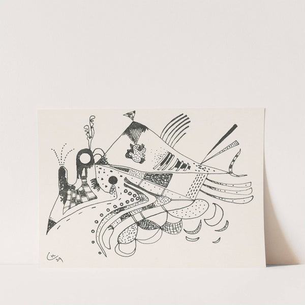 Zeichnung zur 'Voisinage' (Drawing for 'Neighborhood') by Wassily Kandinsky