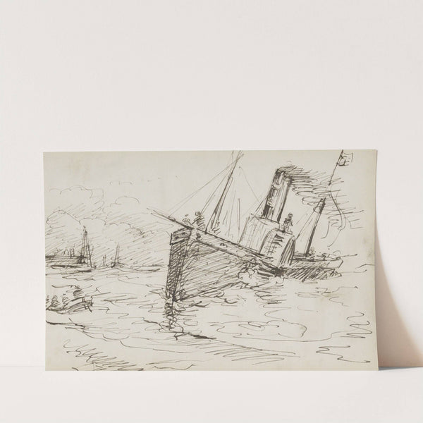 Zeilschip (1880) by Marius Bauer