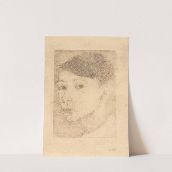 Zelfportret (1912 - 1913) by Jan Mankes