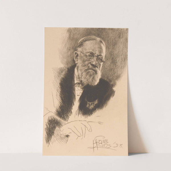 Zelfportret by Huib Luns