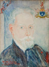 Zelfportret, Baron James Ensor, zijn duivel, zijn wapenschild