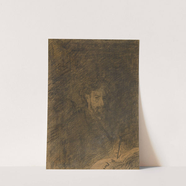 Zelfportret ('Pas fini') by James Ensor