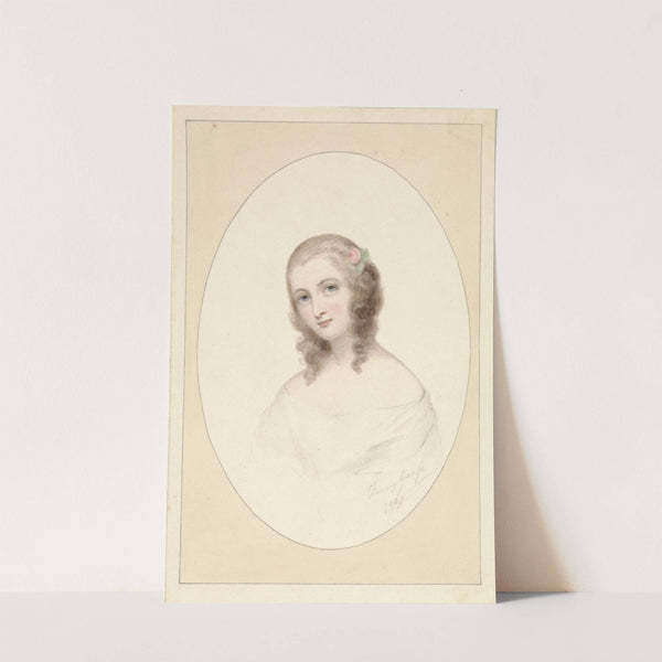 Zelfportret van Fanny Geefs-Corr by Fanny Geefs-Corr