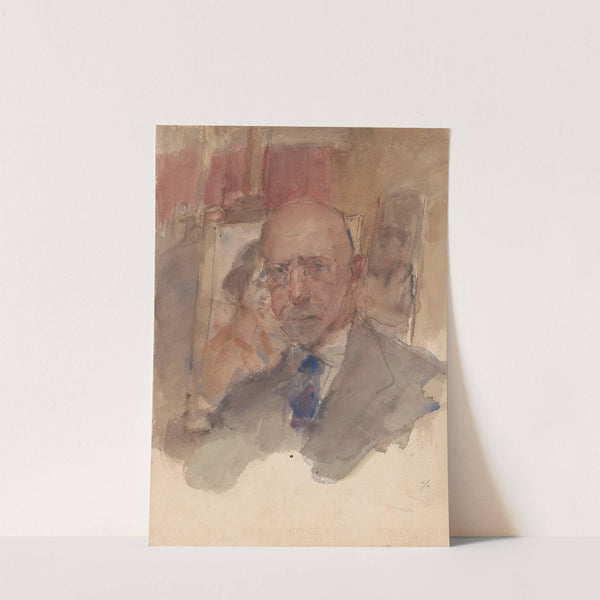 Zelfportret van Isaac Israels by Isaac Israëls