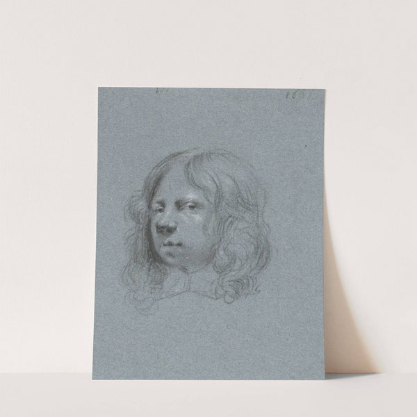 Zelfportret van Moses ter Borch, naar links by Moses ter Borch