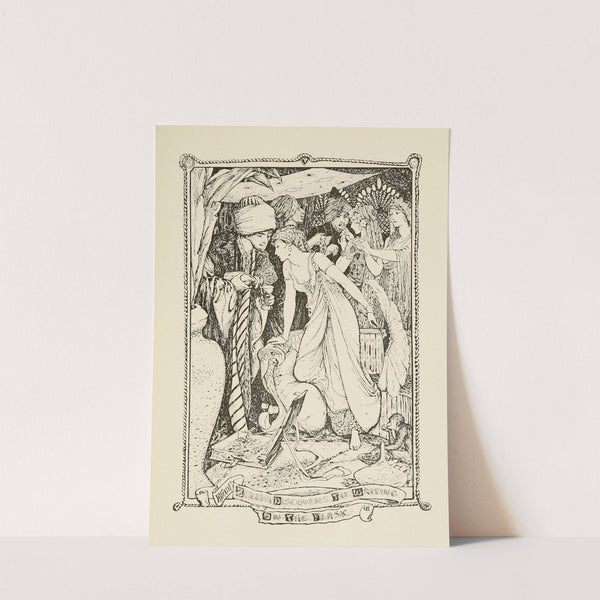 Zelida discovers the Writing on the Flask by Henry Justice Ford