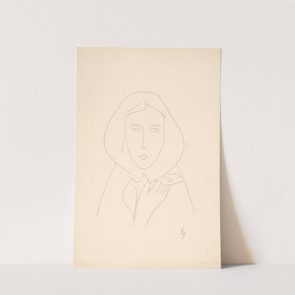 Žena v šatke by Mikuláš Galanda