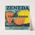 Zeneda Brand Tangerines Label (1930-1950)