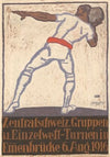 Zentralschweizer Gruppen u. Einzelwett-Turnen in Emmenbrücke 6. Aug. 1916