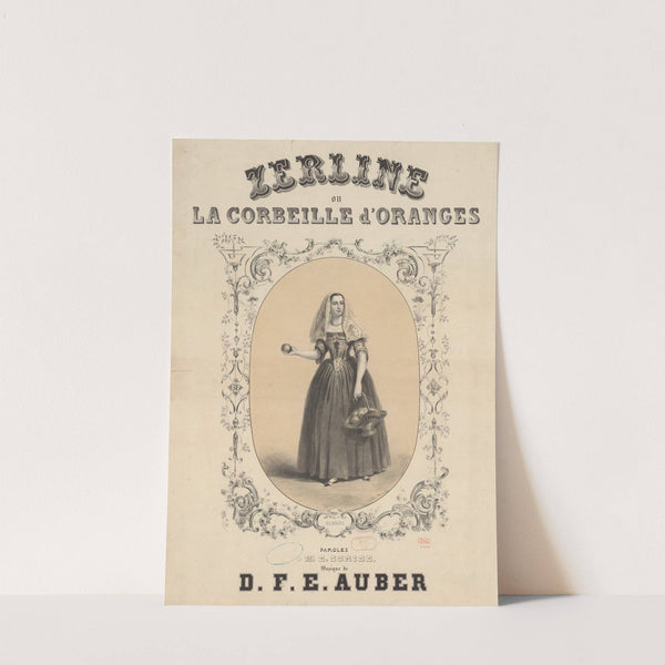 Zerline ou la corbeille d’oranges (1851) by Victor Coindre