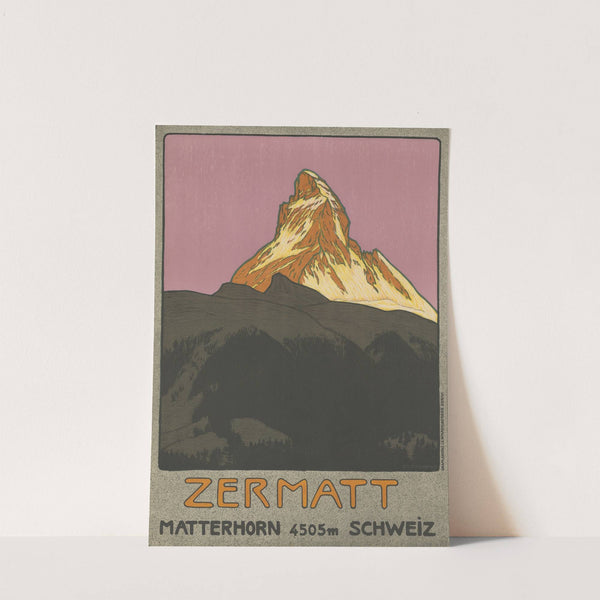 Zermatt, Matterhorn 4505m Schweiz by Theodor Barth