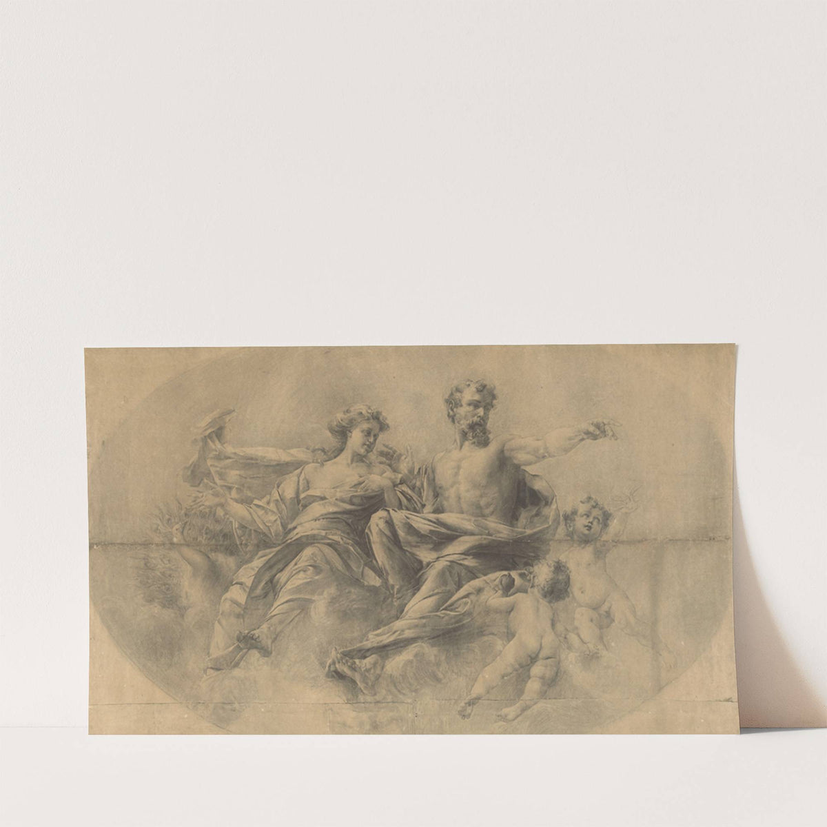 Zeus and Hera (1895) by Karel Vitezslav Masek