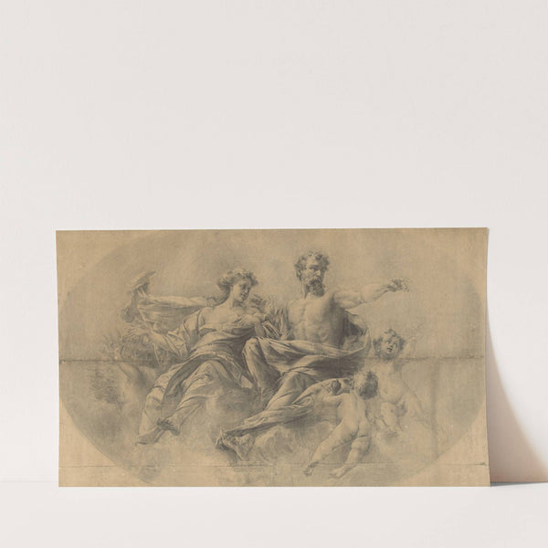 Zeus and Hera (1895) by Karel Vitezslav Masek