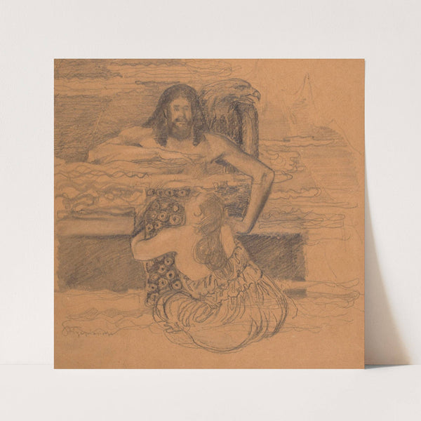 Zeus and Thetis (1896) by Stanisław Wyspiański