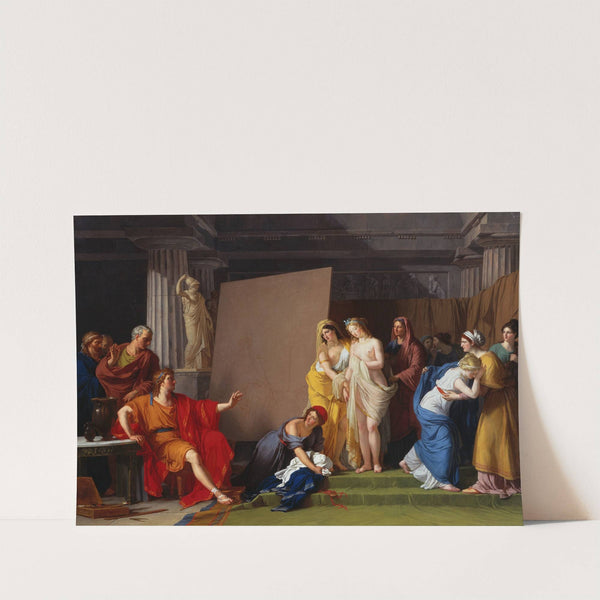 Zeuxis Choosing His Models For The Image Of Helen From Among The Girls Of Croton (C.1790) by François-André Vincent