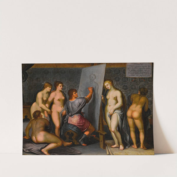 Zeuxis painting Helen by Flemish School